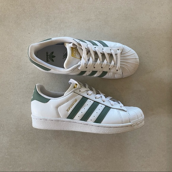adidas superstar army green